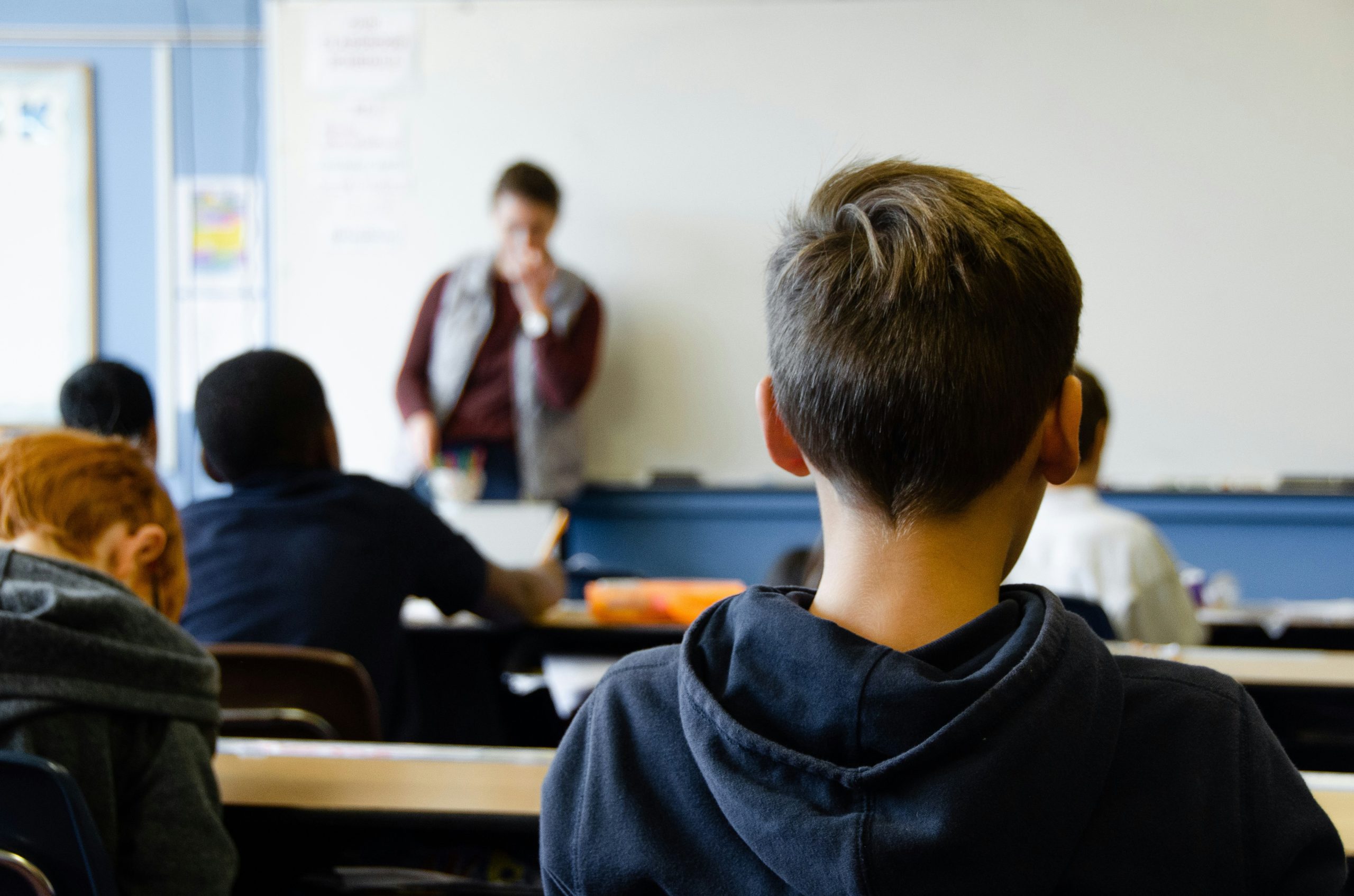 Students and educators in a school setting